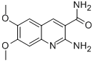 2-Amino-6,7-dimethoxyquinoline-3-carboxamide Structure,55149-43-4Structure