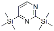 Pyrimidine, 2,4-bis(trimethylsilyl)- (9ci) Structure,55170-72-4Structure