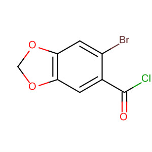 6-Bromobenzo[d][1,3]dioxole-5-carbonyl chloride Structure,55171-62-5Structure