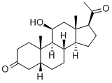 11-Beta-hydroxypregnanedione Structure,55176-88-0Structure