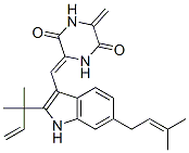 (3Z)-3-[[2-(1,1-dimethyl-2-propenyl)-6-(3-methyl-2-butenyl)-1h-indol-3-yl ]methylene]-6-methylene-2,5-piperazinedione Structure,55179-54-9Structure