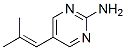 2-Pyrimidinamine,5-(2-methyl-1-propenyl)-(9ci) Structure,55179-65-2Structure