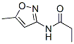 Propanamide,n-(5-methyl-3-isoxazolyl)-(9ci) Structure,551909-22-9Structure