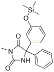 3-Methyl-5-phenyl-5-[3-[(trimethylsilyl)oxy]phenyl ]-2,4-imidazolidinedione Structure,55191-27-0Structure