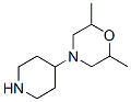 2,6-Dimethyl-4-(4-piperidinyl)morpholine Structure,551923-15-0Structure