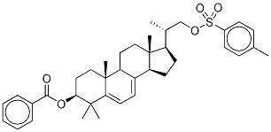 (3Beta,20s)-21-o-tosyl-4,4,20-trimethyl-pregna-5,7-diene-3,21-diol 3-benzoate Structure,552302-71-3Structure