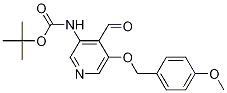 Tert-butyl (4-formyl-5-((4-methoxybenzyl)oxy)pyridin-3-yl)carbamate Structure,552331-77-8Structure