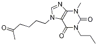 3-Methyl-7-(5-oxohexyl)-1-propylxanthine Structure,55242-58-5Structure