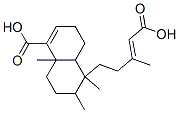 5-(4-Carboxy-3-methyl-3-buten-1-yl)-3,4,4a,5,6,7,8,8a-octahydro-5,6,8a-trimethyl-1-naphthalenecarboxylic acid Structure,55252-88-5Structure