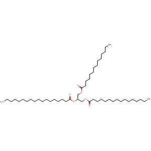 1,2,3-Propanetriol 1-palmitate 2-stearate 3-myristate Structure,55256-01-4Structure