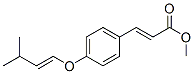 3-[4-[(3-Methyl-1-butenyl)oxy]phenyl ]propenoic acid methyl ester Structure,55256-10-5Structure