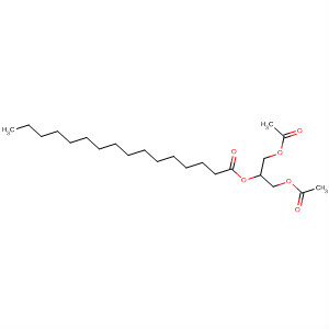 Hexadecanoic acid 2-(acetyloxy)-1-[(acetyloxy)methyl ]ethyl ester Structure,55268-69-4Structure