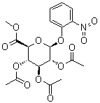 2-Nitrophenyl 2,3,4-tri-o-acetyl-β-d-glucuronide methyl ester Structure,55274-44-7Structure