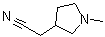 (1-Methylpyrrolidin-3-yl)acetonitrile Structure,55278-10-9Structure