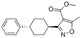 4-Isoxazolecarboxylicacid,5-methyl-3-(4-phenylcyclohexyl)-,methylester,trans-(9ci) Structure,55278-55-2Structure