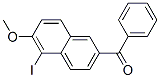 (5-Iodo-6-methoxy-2-naphthalenyl)phenylmethanone Structure,55281-96-4Structure