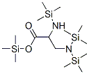 3-[Bis(trimethylsilyl)amino]-2-(trimethylsilylamino)propionic acid trimethylsilyl ester Structure,55281-99-7Structure