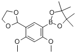 2-(5-[1,3]Dioxolan-2-yl-2,4-dimethoxy-phenyl)-boronic acid pinacol ester Structure,552845-85-9Structure