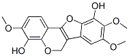 3,8,9-Trimethoxy-6h-benzofuro[3,2-c][1]benzopyran-4,10-diol Structure,55306-14-4Structure