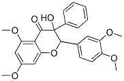 2-(3,4-Dimethoxyphenyl)-2,3-dihydro-3-hydroxy-5,7-dimethoxy-3-phenyl-4h-1-benzopyran-4-one Structure,55320-05-3Structure