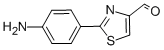 2-(4-Amino-phenyl)-thiazole-4-carbaldehyde Structure,55327-25-8Structure