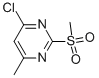 4-Chloro-6-methyl-2-(methylsulfonyl)pyrimidine Structure,55329-22-1Structure