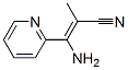 2-Propenenitrile,3-amino-2-methyl-3-(2-pyridinyl)- Structure,55330-49-9Structure