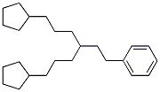 [6-Cyclopentyl-3-(3-cyclopentylpropyl)hexyl ]benzene Structure,55334-31-1Structure