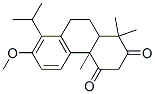 4A,9,10,10a-tetrahydro-7-methoxy-1,1,4a-trimethyl-8-(1-methylethyl)-2,4(1h,3h)-phenanthrenedione Structure,55334-48-0Structure