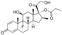 9-Fluoro-11beta,17,21-trihydroxy-16beta-methylpregna-1,4-diene-3,20-dione 17-propionate Structure,5534-13-4Structure