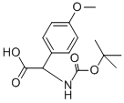 Tert-butoxycarbonylamino-(4-methoxy-phenyl)-acetic acid Structure,55362-76-0Structure