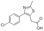 [4-(4-Chloro-phenyl)-2-methyl-thiazol-5-yl]-acetic acid Structure,553630-41-4Structure