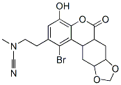 N-[2-(1-bromo-6a,7,7a,10a,11,11a-hexahydro-4-hydroxy-6-oxo-6h-[1,3]benzodioxolo[5,6-c][1]benzopyran-2-yl)ethyl ]-n-methylcyanamide Structure,55401-69-9Structure