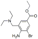 4-Amino-3-bromo-5-[(diethylamino)methyl ]benzoic acid ethyl ester Structure,55414-57-8Structure