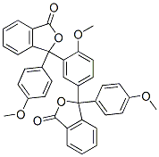 3,3’-(4-Methoxy-1,3-phenylene)bis[3-(4-methoxyphenyl)isobenzofuran-1(3h)-one] Structure,55429-18-0Structure