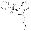 1H-Pyrrolo[2,3-b]pyridine-3-ethanamine, N,N-dimethyl-1-(phenylsulfonyl)- Structure,554452-54-9Structure