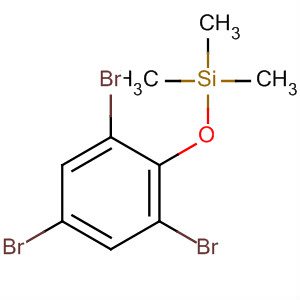 Trimethyl (2,4,6-tribromophenoxy)silane Structure,55454-60-9Structure