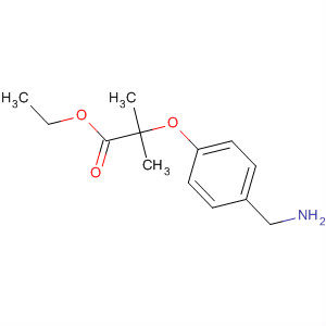 Ethyl 2-{[4-(aminomethyl)phenyl]oxy}-2-methylpropanoate Structure,55458-83-8Structure