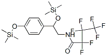 2,2,3,3,4,4,4-Heptafluoro-n-[2-(trimethylsilyloxy)-2-[4-(trimethylsilyloxy)phenyl ]ethyl ]butanamide Structure,55471-01-7Structure