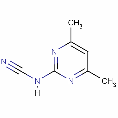 N-(4,6-dimethylpyrimidin-2-yl)cyanamide Structure,55474-90-3Structure