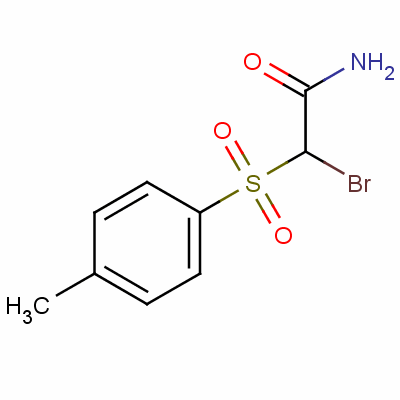 2-Bromo-2-[(4-methylphenyl)sulphonyl ]acetamide Structure,55490-03-4Structure