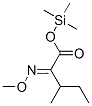 2-(Methoxyimino)-3-methylpentanoic acid trimethylsilyl ester Structure,55494-02-5Structure