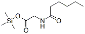 N-(1-oxohexyl)glycine trimethylsilyl ester Structure,55494-05-8Structure