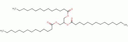 Glyceryl trimyristate puriss Structure,555-45-3Structure