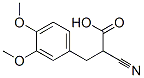 2-Cyano-3-(3,4-dimethoxyphenyl)-propionic acid Structure,55502-61-9Structure