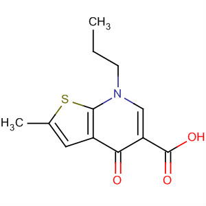 2-Methyl-4-oxo-7-propyl-4,7-dihydrothieno[2,3-b]pyridine-5-carboxylic acid Structure,55503-22-5Structure