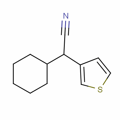 Alpha-cyclohexylthiophen-3-acetonitrile Structure,55504-22-8Structure