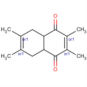 2,3,6,7-Tetramethyl-4aα,5,8,8aα-tetrahydro-1,4-naphthoquinone Structure,55511-74-5Structure