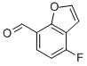 4-Fluorobenzofuran-7-carbaldehyde Structure,555155-07-2Structure