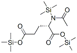 N-acetyl-n-(trimethylsilyl)-l-glutamic acid bis(trimethylsilyl) ester Structure,55517-49-2Structure